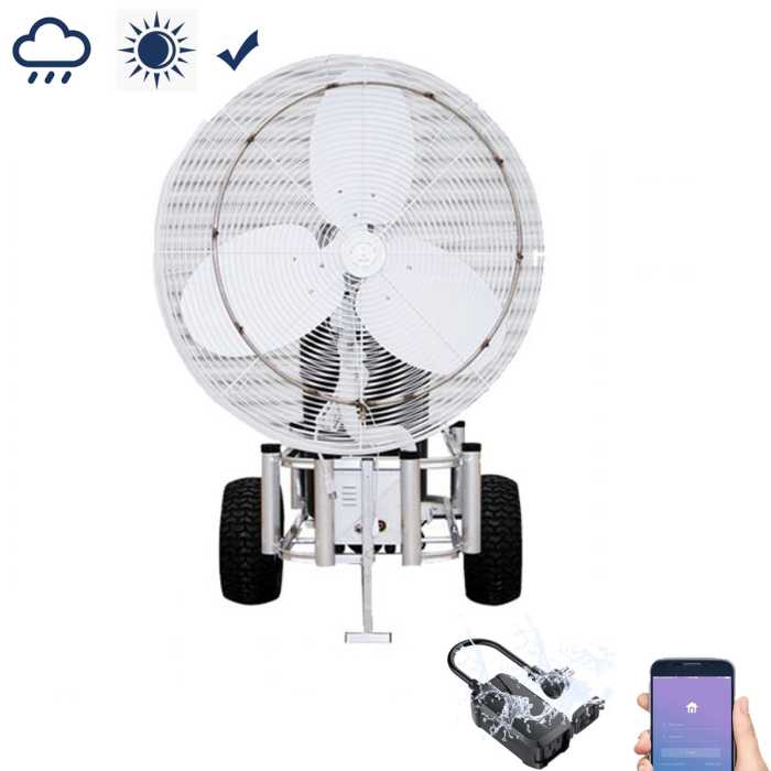 18" HydroBreeze Portable Misting Fan System