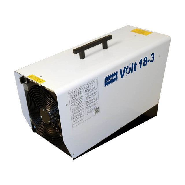 L.B. White Volt 18-3 Three-Phase Forced Air 65,000 BTU Electric Heater
