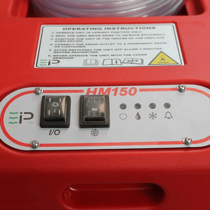 105 Pint Commercial Dehumidifiers with Pump (HM150) controls