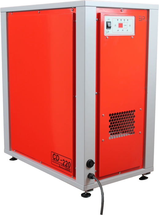 155 Pint Commercial Dehumidifier with Pump (CD220-D) front left side view