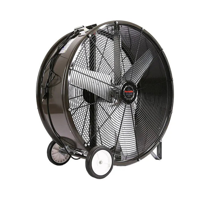 42" Portable Cooler HD 2Speed Drum Fan front view