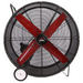48" Heat Buster Belt Drive Drum Fan front view