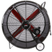 60 Heat Buster Belt Drive Drum Fan (TPC6016) backside view