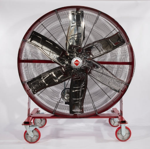 60 Variable Speed 220V Belt-Drive Drum Fan front view