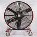 60" Variable Speed Direct-Drive Drum Fan front view