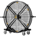 72" BLACK JACK® Direct-Drive Drum Fan front side