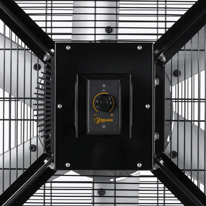 72" BLACK JACK® Direct-Drive Drum Fan controls