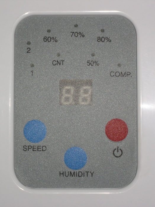 95 Pint Commercial Dehumidifiers with Pump (AD850E) control panel