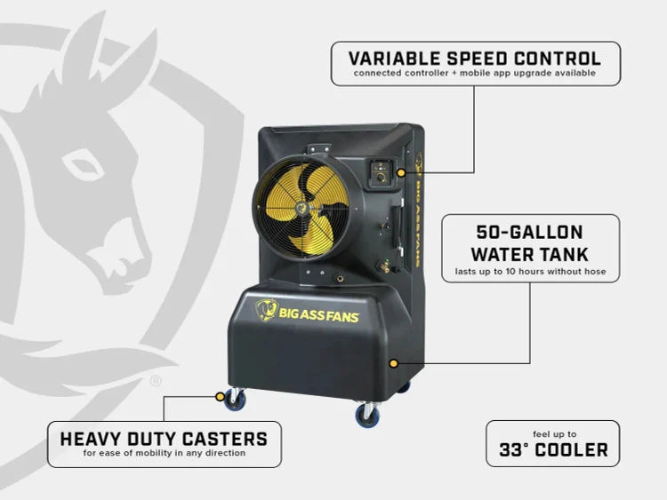 Big Ass Fans Cool-Space® 350 Portable Evaporative Cooler (E-350-2001) specs