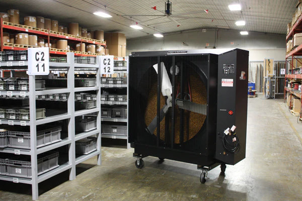 PolarCool 48" Belt Drive (240v) Single Speed Powder Coated Evaporative Cooler