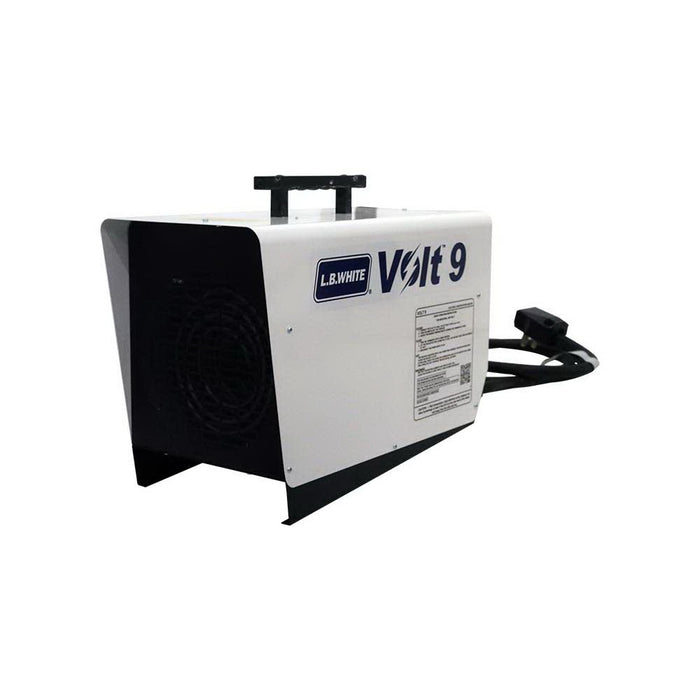 L.B. White Volt 9 Forced Air 30,700 BTU Electric Heater front left