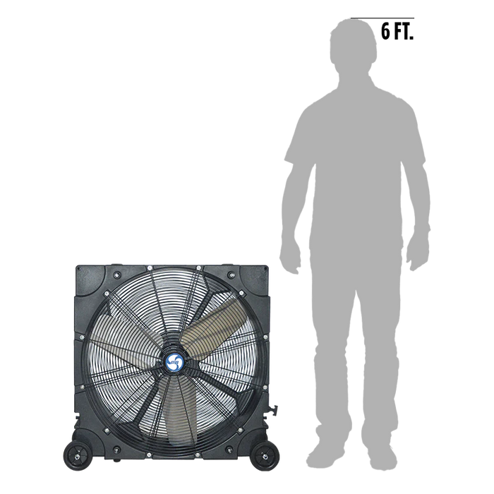 Power Breezer 36" Drum Fan (F360L) 6 feet tall