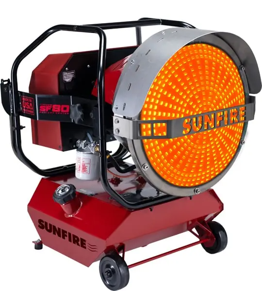 Sunfire SF80 Diesel/Kerosene 80,000 BTU Radiant Heater