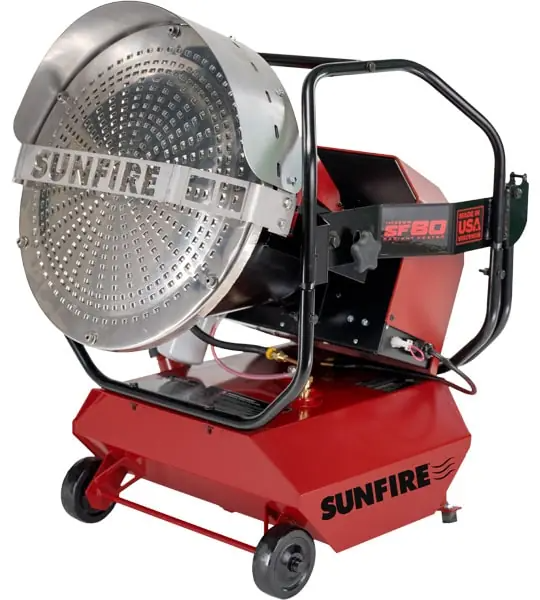 Sunfire SF80 Diesel/Kerosene 80,000 BTU Radiant Heater