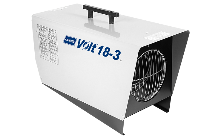 L.B. White Volt 18-3 Three-Phase Forced Air 65,000 BTU Electric Heater