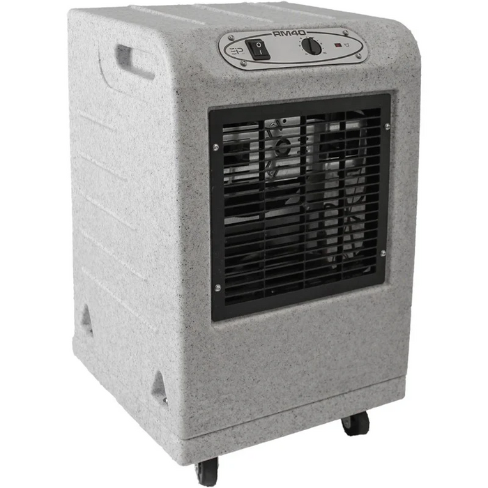 24 Pint Commercial Dehumidifiers with Drain Hose by Ebac USA (RM40) left front view